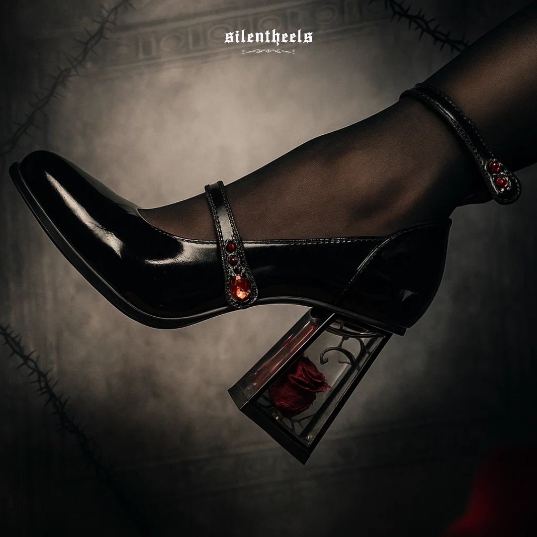 Glass Rose Heels