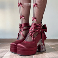 Glass Rose High Heels