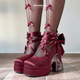 Glass Rose High Heels