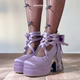 Glass Rose High Heels