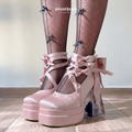 Glass Rose High Heels