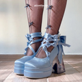 Glass Rose High Heels