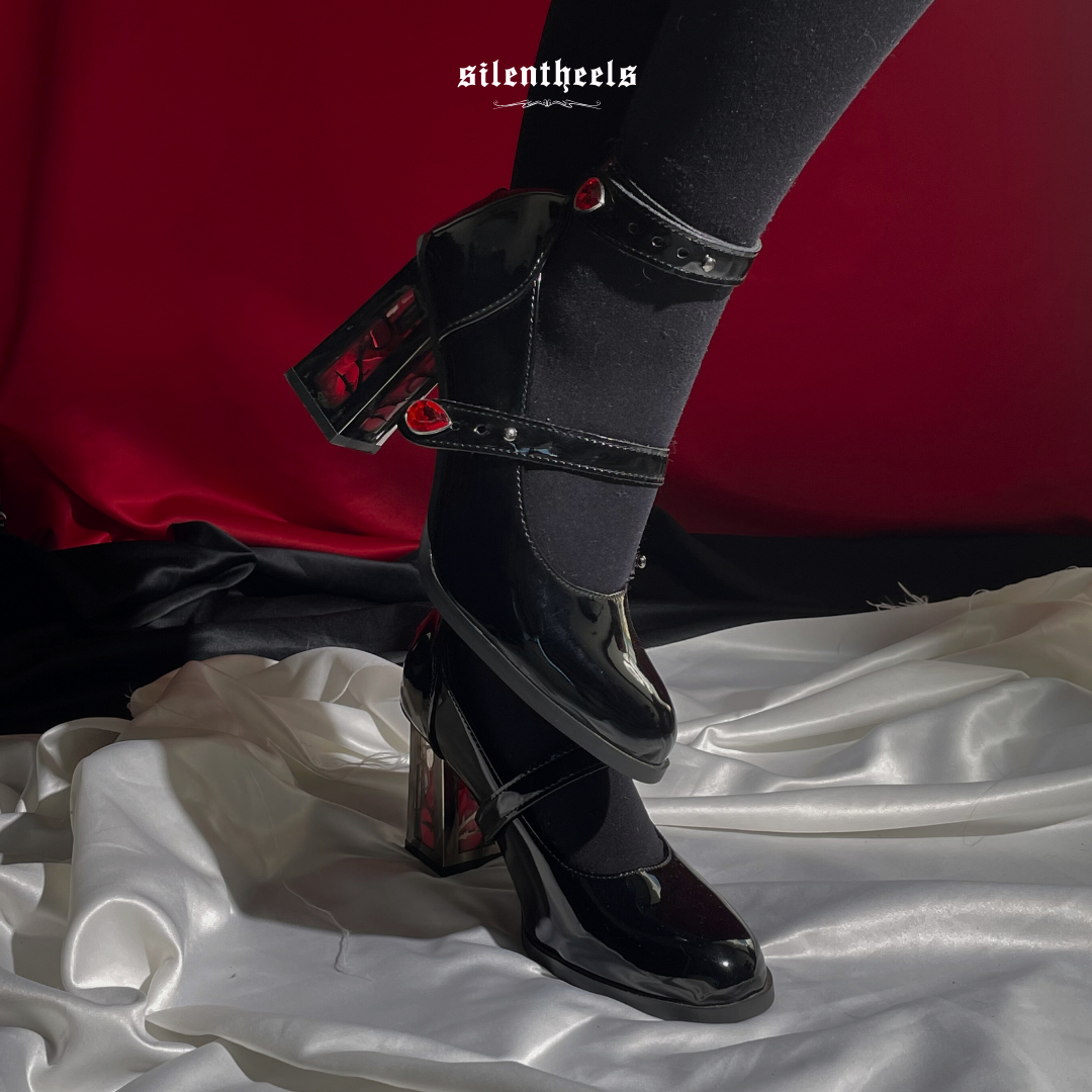 Crimson Rose Heels