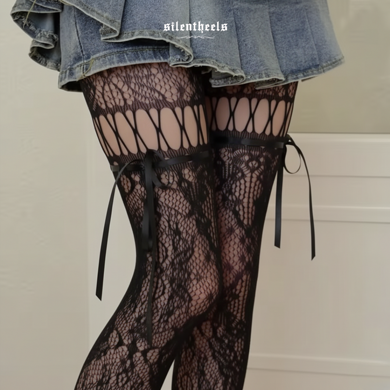 Velvet Lace Tights