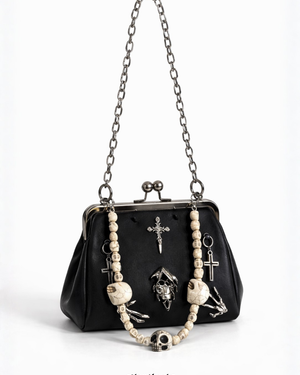 Bone Rosary Pouch Bag
