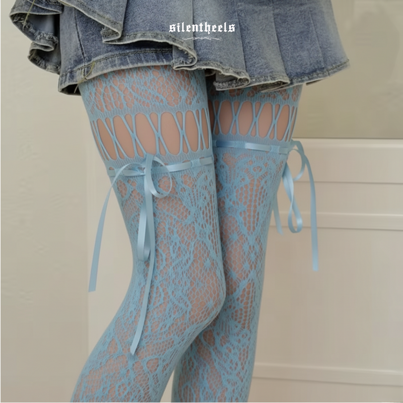 Velvet Lace Tights