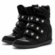 Star Wedge Boots