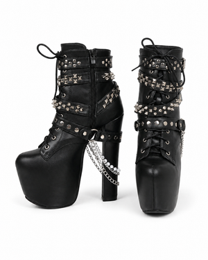 Spike Strap Heels